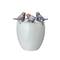 Hello Honey® 7.5" Multicolor 3D Birds Stoneware Planter Vase
